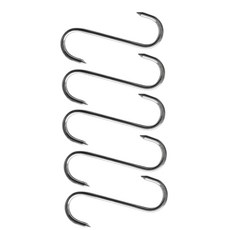 STK 스테인리스 0.6x14.3cm를 거는 5pcs 고기 걸이 반지 부엌기구 걸이, 은