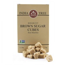 인디아 트리 브라운 슈가 흑설탕 큐브 1kg India Tree Brown Sugar Cubes, 1개
