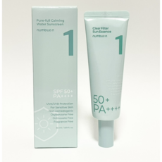 [1+1] 넘버즈인 1번 청초 진정맑은 물막선크림 50ml SPF50+ numbuzin 넘버즈인1번 넘버즈인1번선크림 넘버즈인선크림 자외선차단 넘버즈인1번선크림
