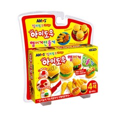 아이도우 아모스 햄버거만들기 클레이도우 클레이 미술 컬러점토, free, 1개, 1개