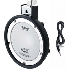 Roland PDX6A 6인치 싱글 존 전자 V드럼 패드 및 Silverline 오디오 10피트 연결 케이블 번들