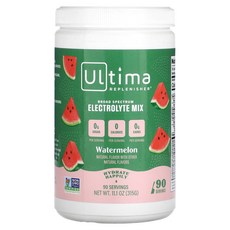 Ultima Replenisher 전해질 믹스 수박 맛 315g (11.1oz), 1개 - uwatec