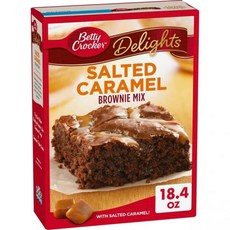 Betty Crocker Salted Caramel Brownie Mix 베티크로커 솔티드 카라멜 브라우니 믹스 521g X 2개, single
