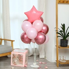 [피앤비유니티] 고급형풍선꽂이세트대 마카롱별H120CM, 마카롱별