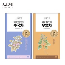 쌍계명차 김동곤명인이 만든 수국차 100T +우엉차 100T, 120g