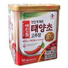 해찬들 태양초 고추장 14kg