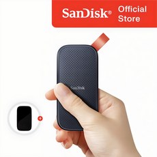 샌디스크 외장SSD 포터블 E30 대용량 고성능 + 전용 케이스, 2TB 2TB