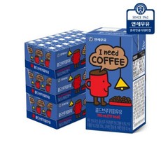 연세우유 커피맛 멸균우유 190ml 72팩 카페인