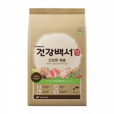 뉴트리나 건강백서 건강한 체중 2kg(500g×4개), 1개, 단품