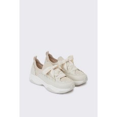 슈콤마보니 운동화 여성 Wave knit sneakers ivory DG4DS24007IVY