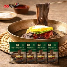 33떡볶이 33 강원도 메밀 막국수(2인분 개별포장)x4팩, 상세페이지참조, 808g, 4개