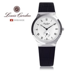 루이스카딘 LOUIS CARDIN 스위스메이드 LC002LE WTBK M R 클래식 슬림 남성 가죽시계