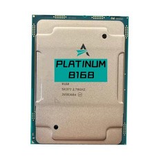 제온 플래티넘 8168 공식 버전 CPU LGA3647 2.7GHz 33MB 205W 24Core48 스레드 프로세서, 한개옵션0
