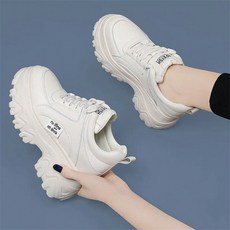 키높이 10cm 굽 여성 메쉬 통풍 운동화 화이트 블랙 굽높은 신발 높이 10cm 굽 여성 메쉬 통풍 운동화 화이트 블랙 굽높은 신발