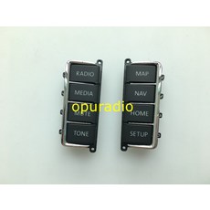 1 lots/2 pcs 폭스 바겐 cd 플레이어 패널 플라스틱 단추 폭스 바겐 rns510 skoda 콜럼버스 rns510 토 nav 탐색 오디오 시스템|자동차 라디오|, 1개, 단일, 단일