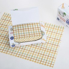 [스윗브릿지] 빨아쓰는 키친타올 체크 행주 롤 40매 뽑아쓰는 30매 2size, 1개