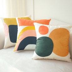 사각등받이쿠션