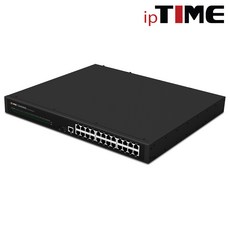 ipTIME T24000NS 24포트 기가비트 유선공유기 듀얼파워 USB3.0포트 지원