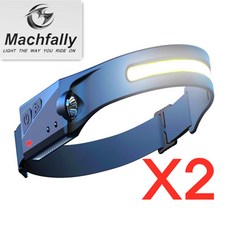 MACHFALLY C타입 USB충전 헤드랜턴 LX200 2개(1세트)