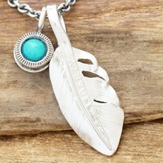 노스웍스 N-615 미니 깃털 목걸이 아메카지 서프 네이티브