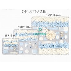  강아지노즈워크 강아지분리불안 베이컨박스 냄새매트 강아지 슬로우드 중대형 견기세척, 회색, XL (150*150cm) 