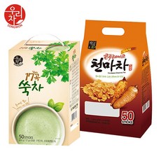 송원 17곡 쑥차 50T +콘푸레이크 천마차 50T (분말차), 1개
