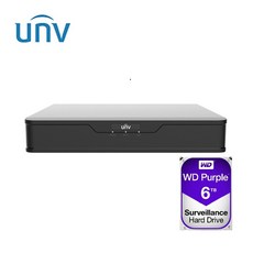 유니뷰 XVR3104-Q3 4채널 올인원 CCTV DVR 녹화기 본체 6TB 하드 포함 - 유니뷰dvr