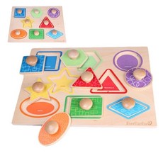 원목도형꼭지퍼즐