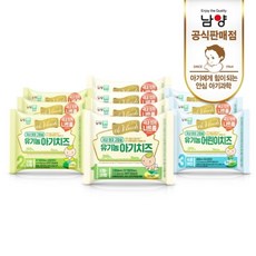 남양 드빈치 유기농 아기치즈 1/2/3단계 100매 택1, 3단계, 18g, 100개