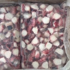 민씨푸드 필리핀 자숙 문어 큐브 10kg (1kg*10ea) 타코야끼 냉동, 10개