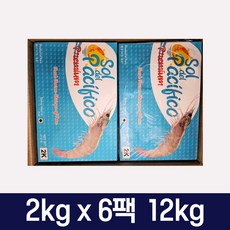 다인수산몰) 냉동 흰다리새우 12kg (2kg x 6팩) 도매 페루 에콰도르 대하구이 소금구이