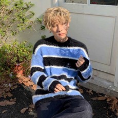 오늘도지송합니다 5회 김이안 니트 스트라이프 보송 스웨터 데일리 캐주얼, 상세페이지 참고