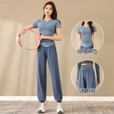요가핏 트레이닝복 헬스복 여름 반팔 츄리닝 여성 운동복
