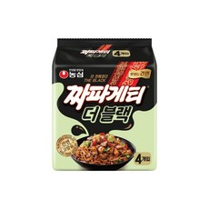 짜파게티 더 블랙 4p 116g