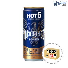 핫식스 더킹 파워 슬릭캔 330ml (24캔), 상세페이지 참조