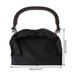 유모차 액세서리 32cm 풋 보드 캐리지 풋 레스트 발 확장 머프 발판 다리 확장 부스터, [01] Black, 1개, Black