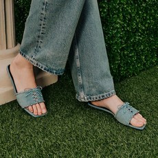 [정품매장] STACCATO 여성 캐주얼 발편한 샌들 스타카토 여성슬리퍼 DENIMA_24S_EWM01BLUE