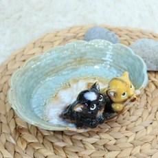 고양이도자기어항