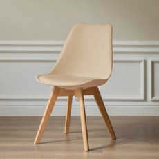 로얄다이아 에펠의자 인테리어의자 카페 화장대 의자 식탁의자 포인트체어 DIY의자, 베이지 에펠체어, 1개