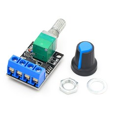 전압 조정기 PWM DC 모터 속도 컨트롤러 거버너 무단 조정기 LED 조광기 전원 5V 12V 10A, 한개옵션0, 1개