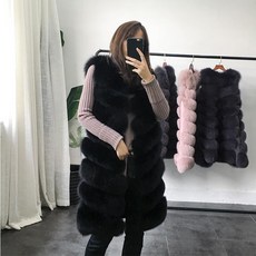 에코퍼베스트 사가폭스베스트 밍크베스트수입 전체 피부 여우 모피 조끼 모피베스트 폭스퍼조끼