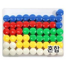 원형 자석홀더 미니 15mm 110개입 학습교구 고정자석, 파랑