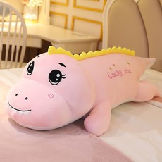 해외출고상품 귀여운 케릭터 베개 긴인형 바디필로우공룡 긴 베개 침실 침대 큰 베개 쿠션-37618, 04. 소녀 팬-행복한 미소