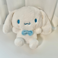 산리오 시나모롤 하트 인형 25cm 중형 정품 인형, 하트 시나모롤