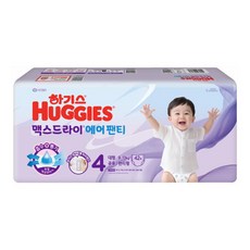 2024 하기스 맥스드라이 에어팬티 4단계 대형 공용 42매 1팩