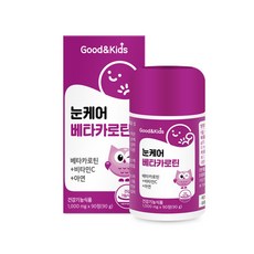굿 앤 키즈 눈 케어 베타 카로틴 90정, 04개(12개월)