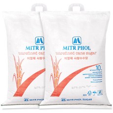 미트폴 비정제 원당 에이파크, 2개, 10kg