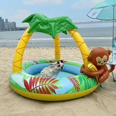 당삼샵 강아지튜브 원숭이튜브 휴가용품 물놀이 수영, 원숭이