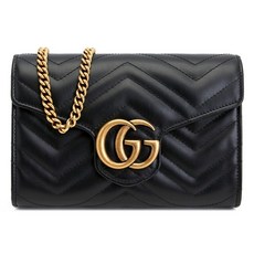 [Gucci]GG 마몬트 마틀라세 미니 474575 DTD1T 1000 여자 체인 숄더백