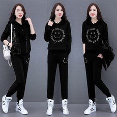 노스페이스여성기모트레이닝세트